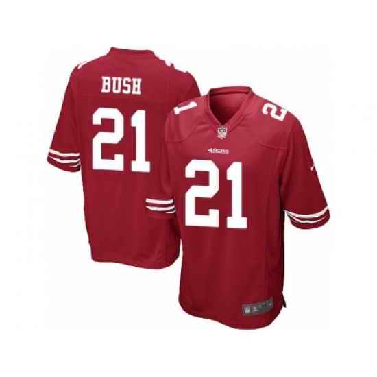 Youth Nike San Francisco 49ers 21 Reggie Bush Red NFL Jersey